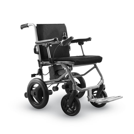 Culver Mobility KANO (Black) -Foldable Electric Wheelchair, Travel Size, User-Friendly