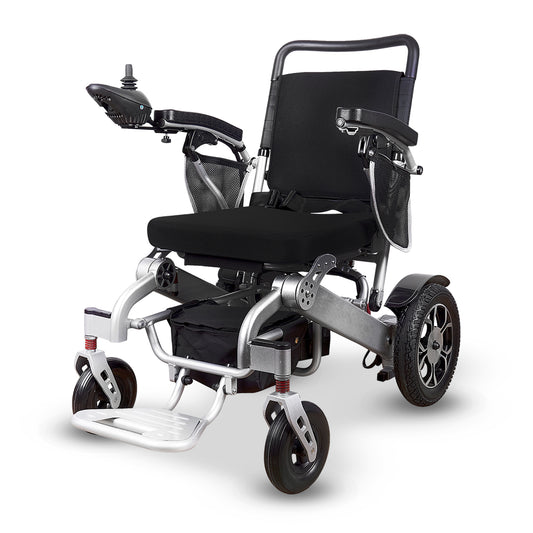 Culver Mobility WOLF (Black) Folding Lightweight Heavy Duty Electric Wheelchair 330 lbs -500W-13 Miles