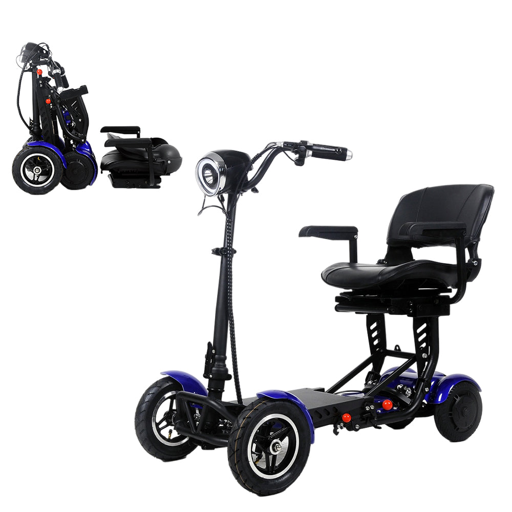 LYNX-(Blue) Foldable 4 Scooter for – Culver Mobility